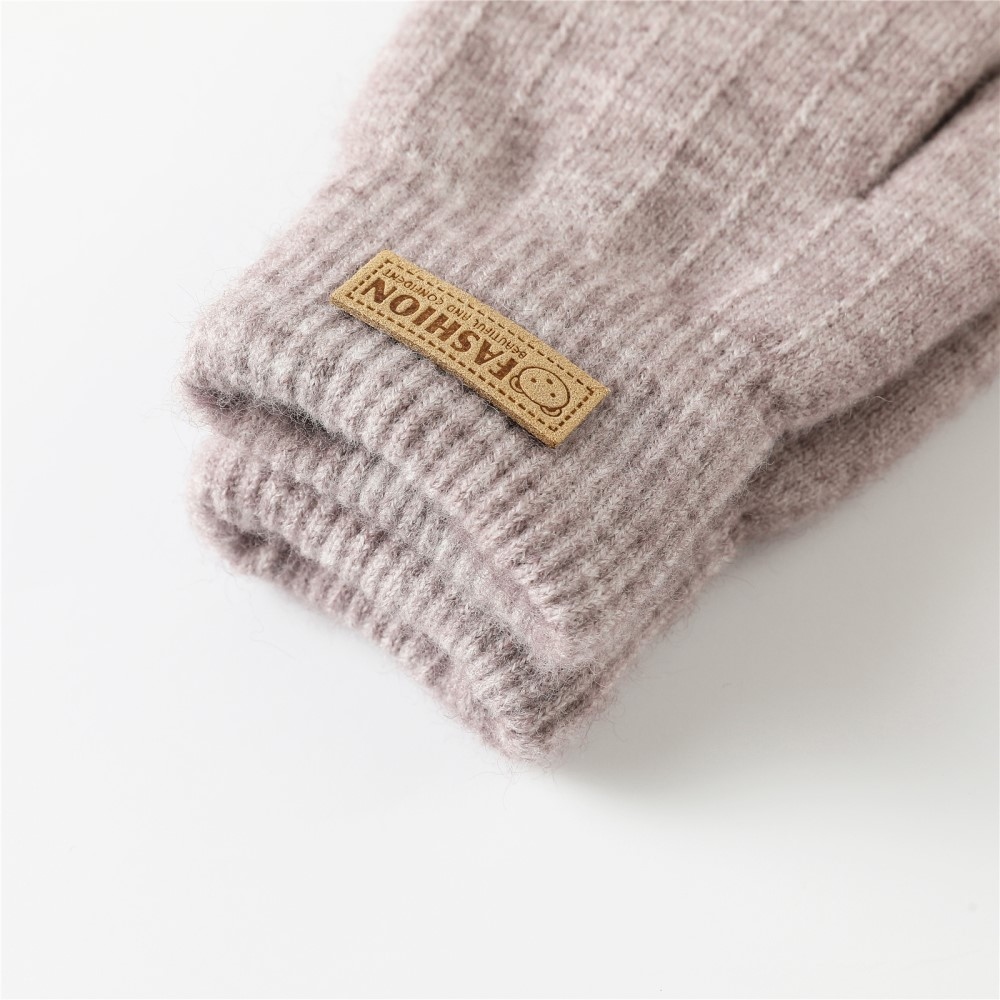 Bear női érintős téli kesztyű - világos lila