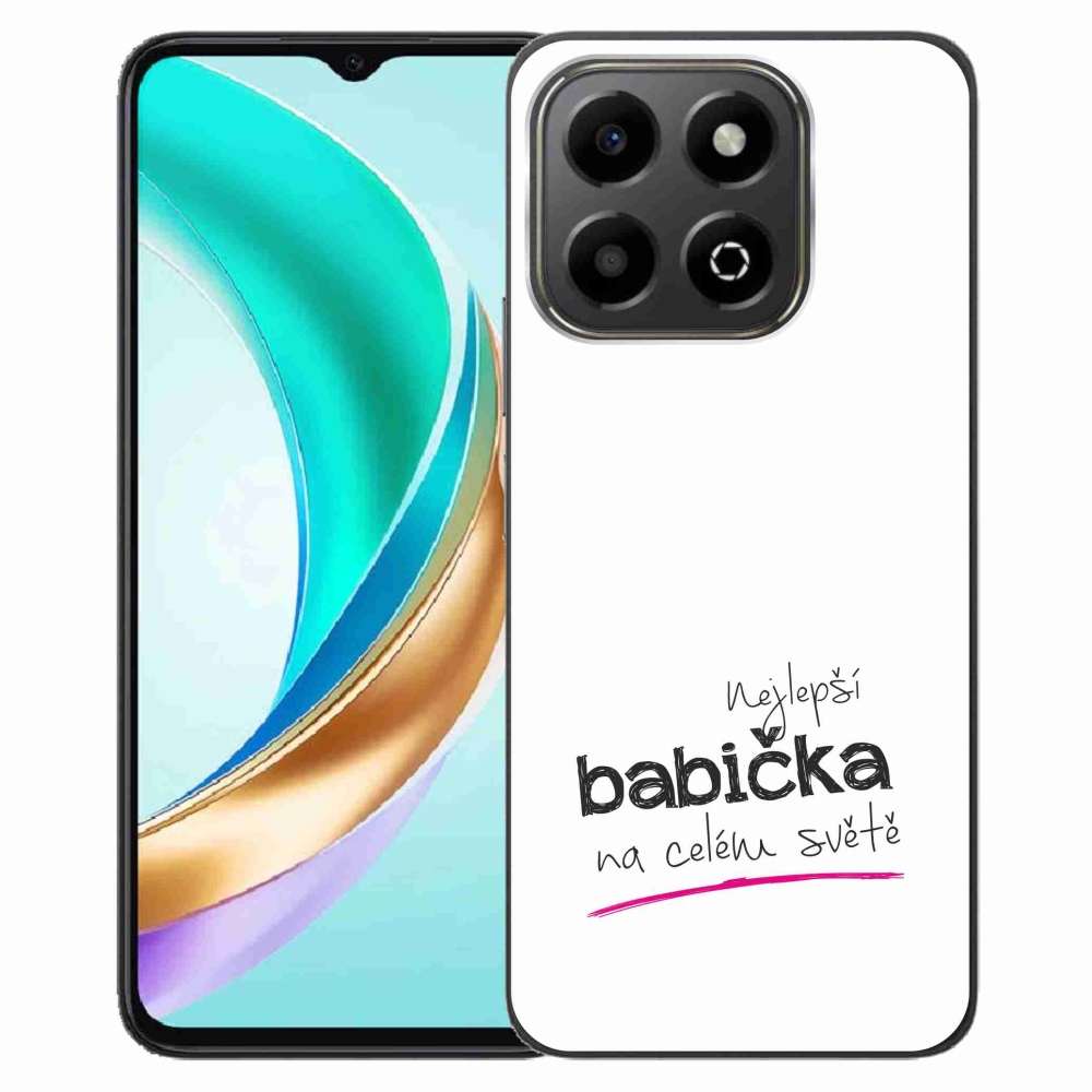 Gél borítás mmCase a Honor X6b számára - Legjobb nagyi 4 fehér háttérrel