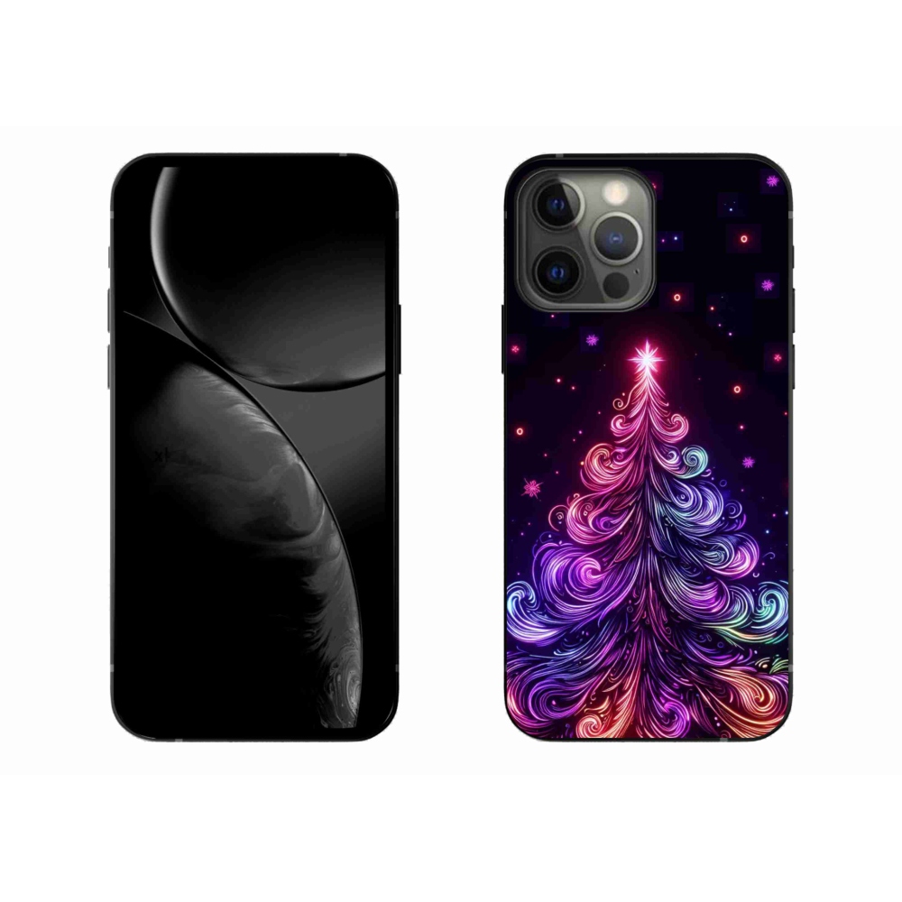 Gél borítás mmCase iPhone 13 Pro Max 6.7 - neon karácsonyfa 1