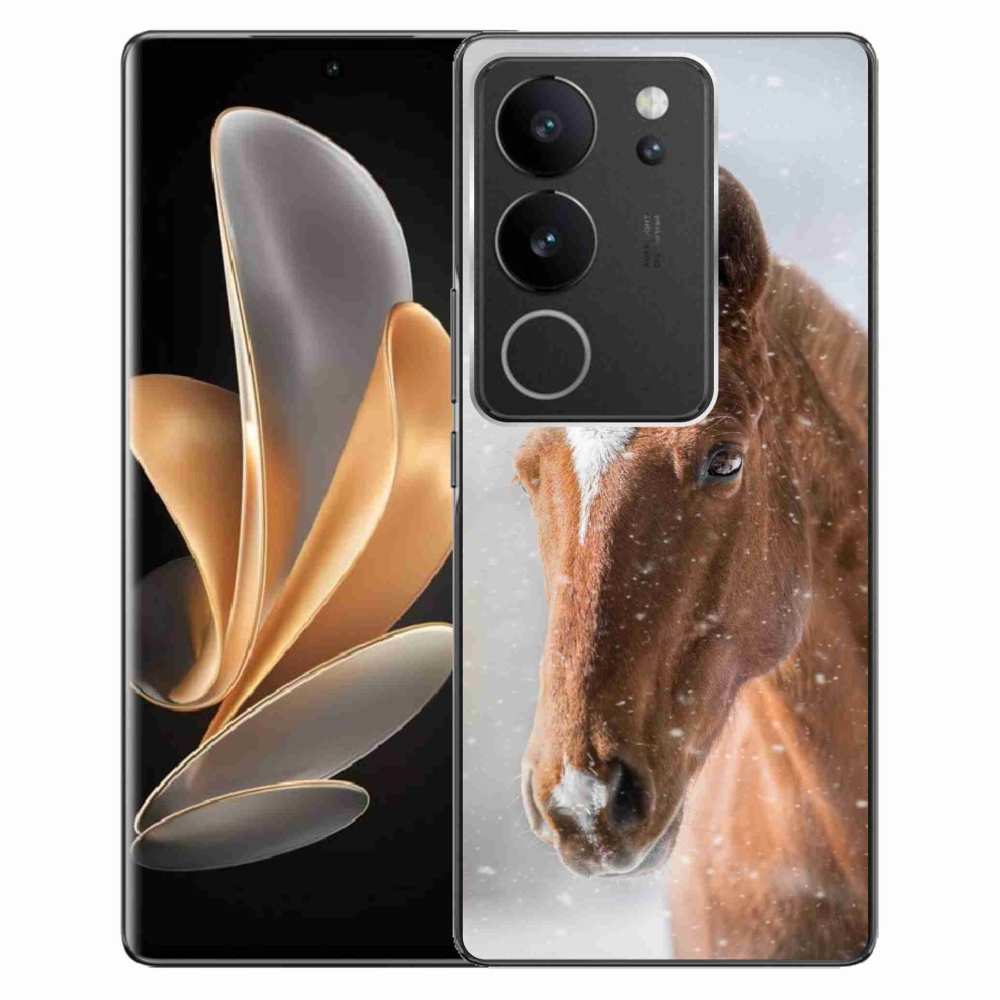 Zselés borítás mmCase a Vivo V29 5G - barna ló 2