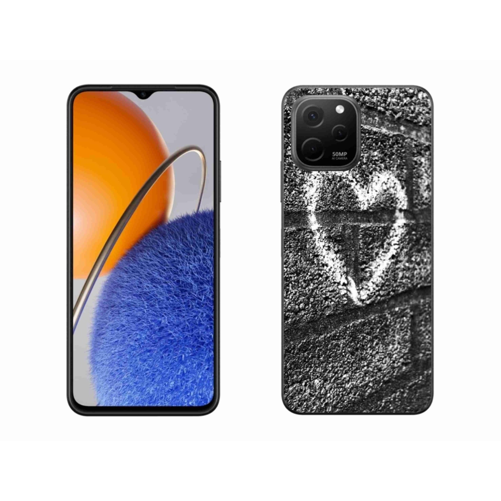 Gél borítás mmCase a Huawei Nova Y61-hez - szív a falon
