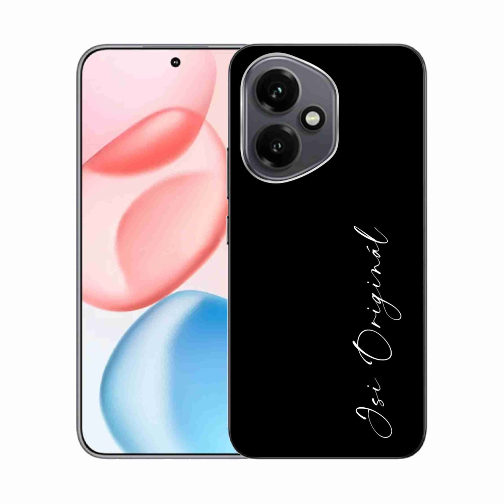 Zselés borító mmCase a Honor 400-hoz - te vagy az eredeti fekete háttér