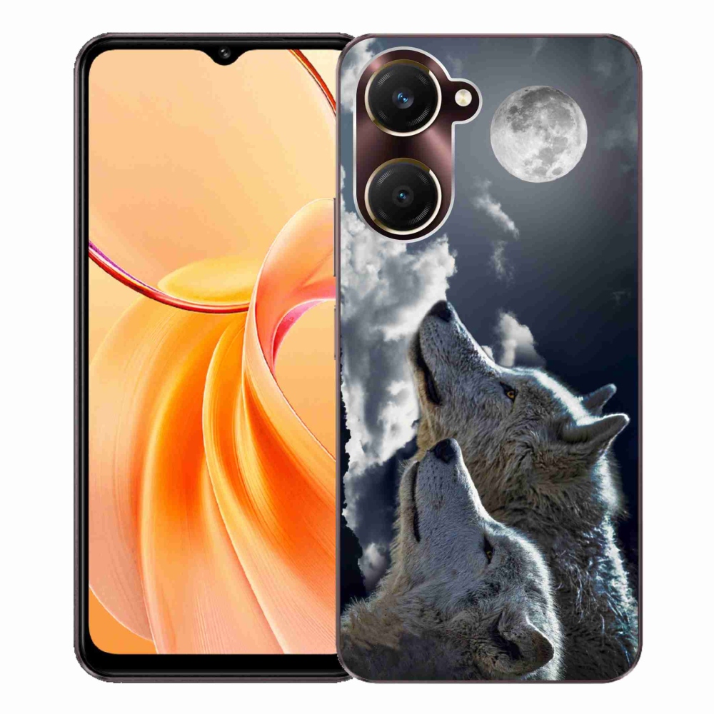 Zselés borítás mmCase a Vivo Y28s 5G készülékhez - farkasok