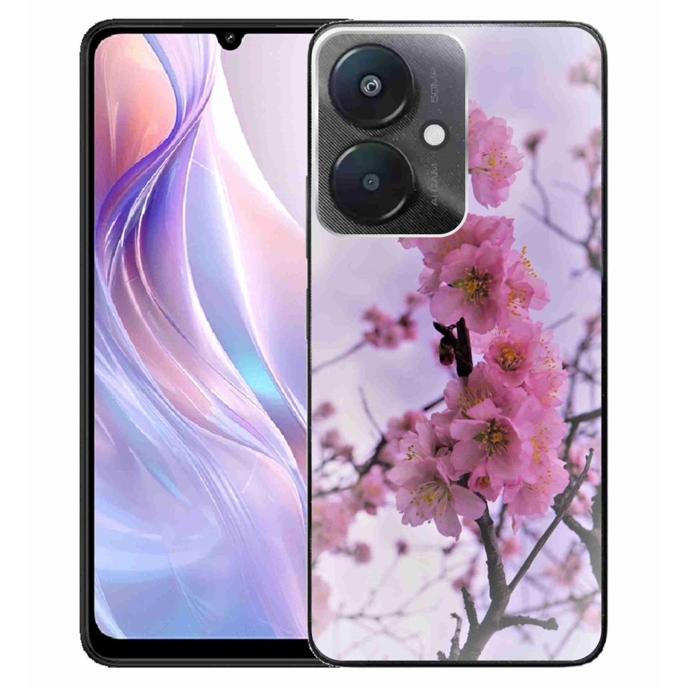 Gél borító mmCase a Xiaomi Redmi 13C 5G számára - virágok 7