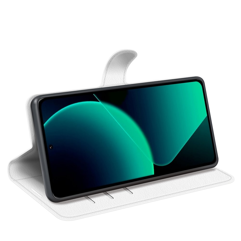 Litchi könyv tok Xiaomi 13T/13T Pro-hoz - fehér