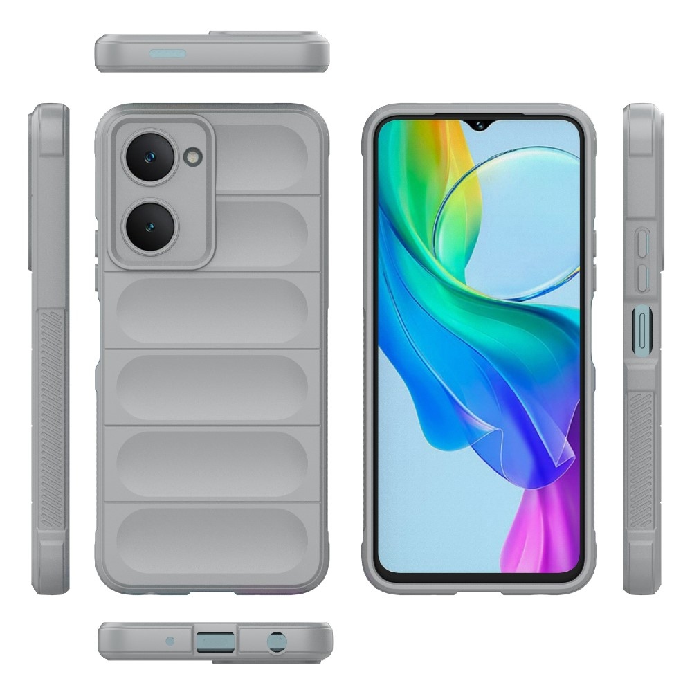 Rugg tartós zselés tok a Vivo Y28s 5G készülékhez - világosszürke