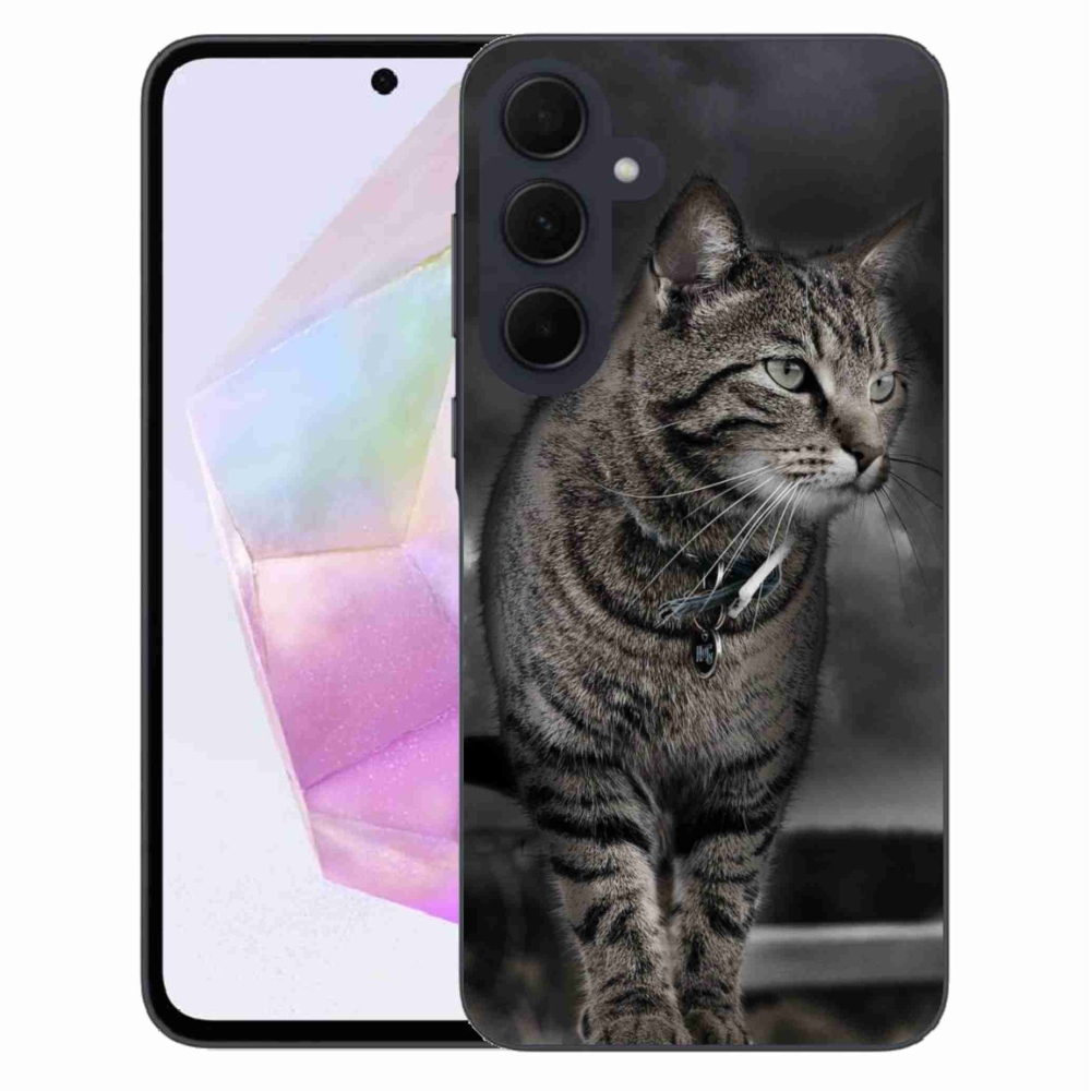 Zselés borítás mmCase Samsung Galaxy A35 5G - macska