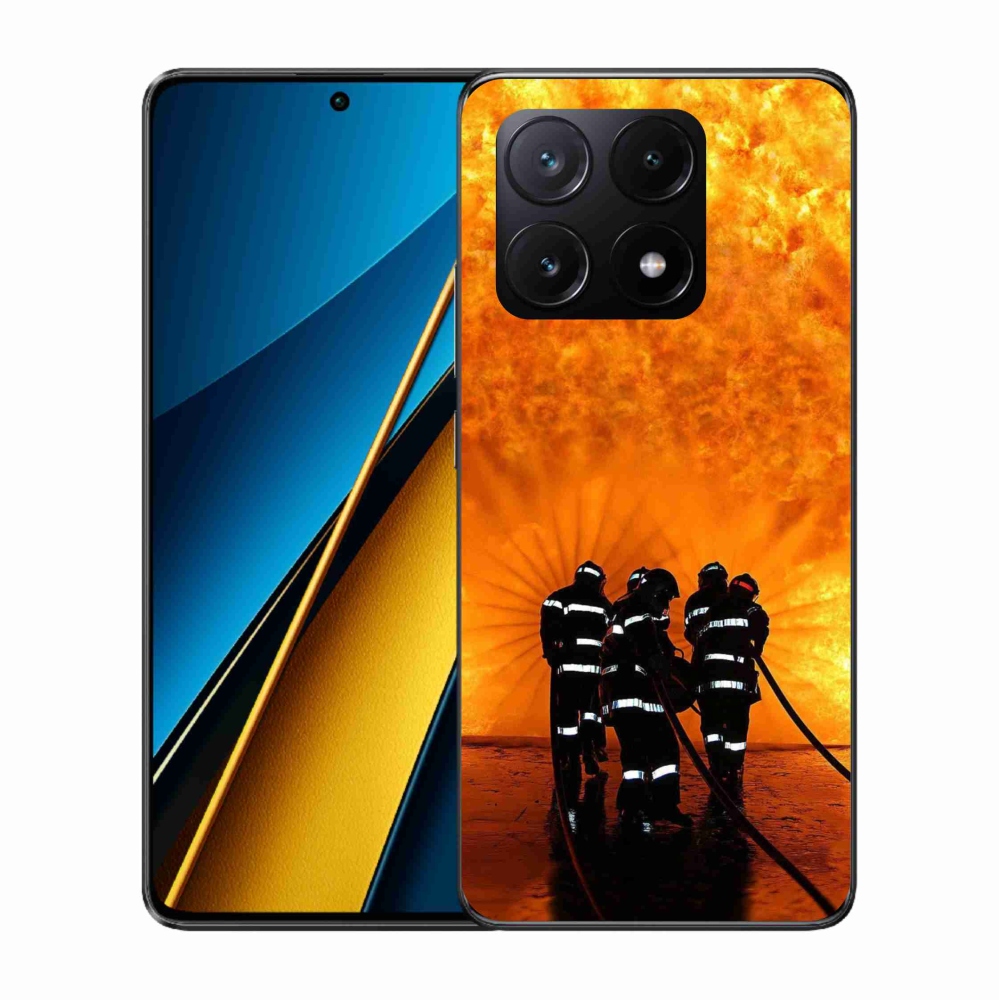 Gél borítás mmCase a Xiaomi Poco X6 Pro 5G-hez - tűz