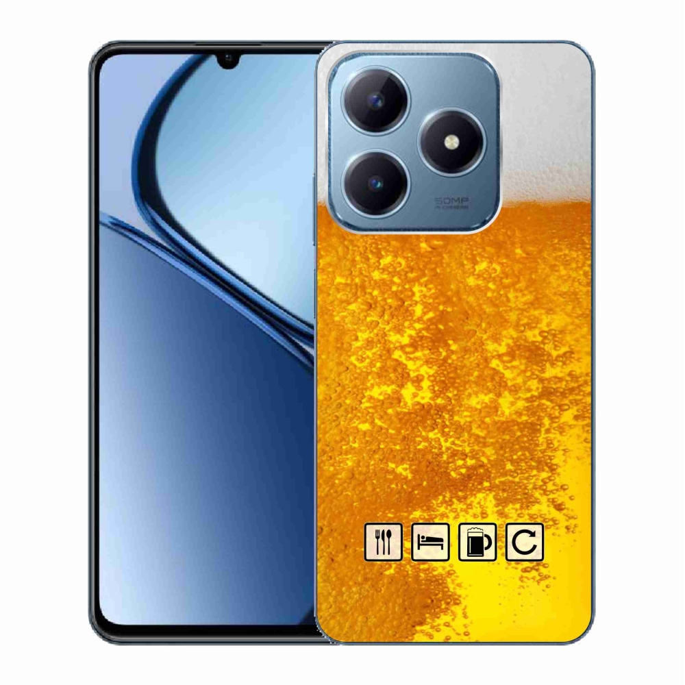 Gel Cover mmCase mmCase a Realme C63 készülékhez - sör motívum 3