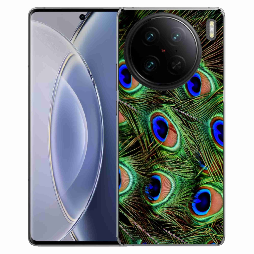 Zselés borítás mmCase a Vivo X90 Pro készülékhez - pávatoll