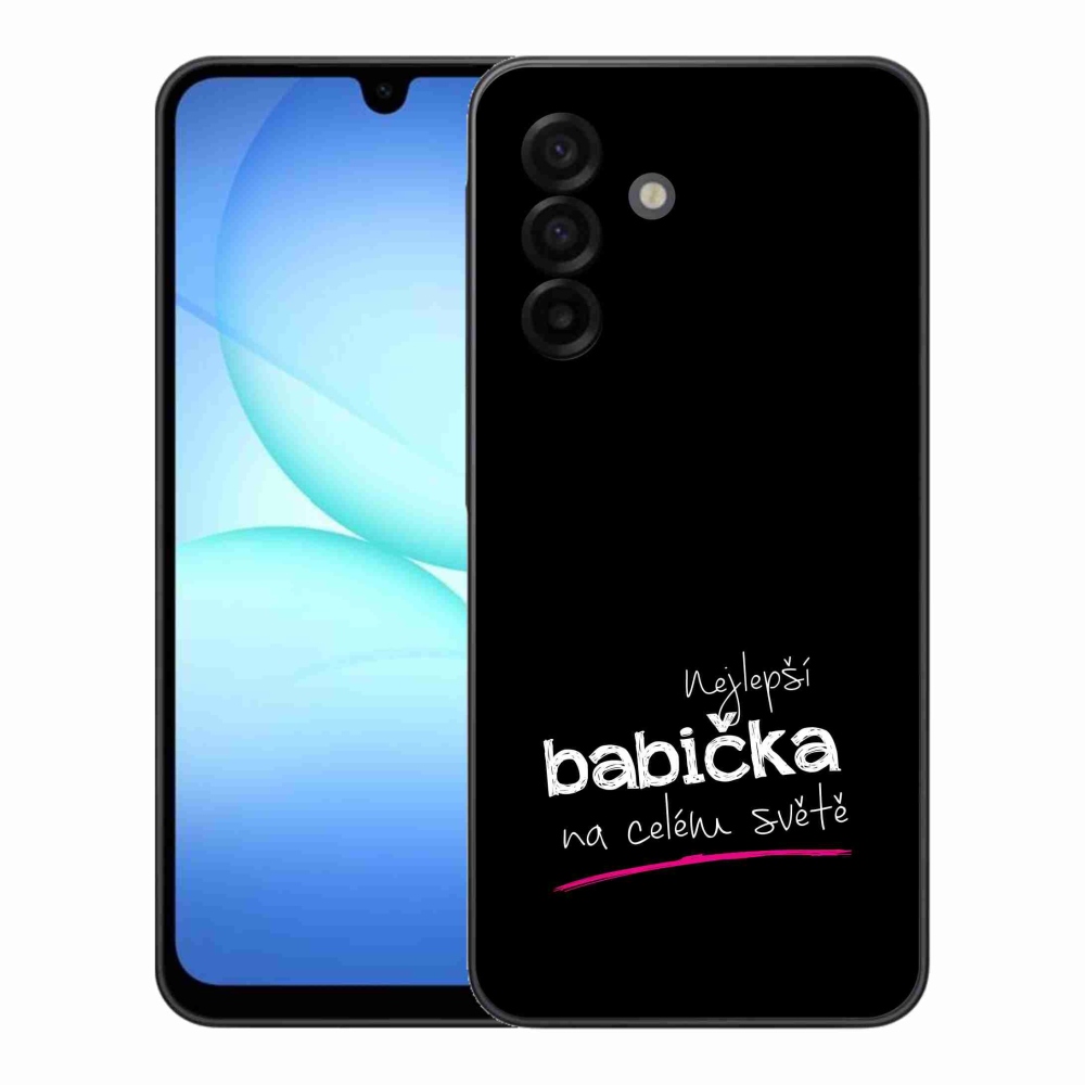 Gél borító mmCase Samsung Galaxy A17 4G/5G - a legjobb nagymama 4 fekete háttérrel