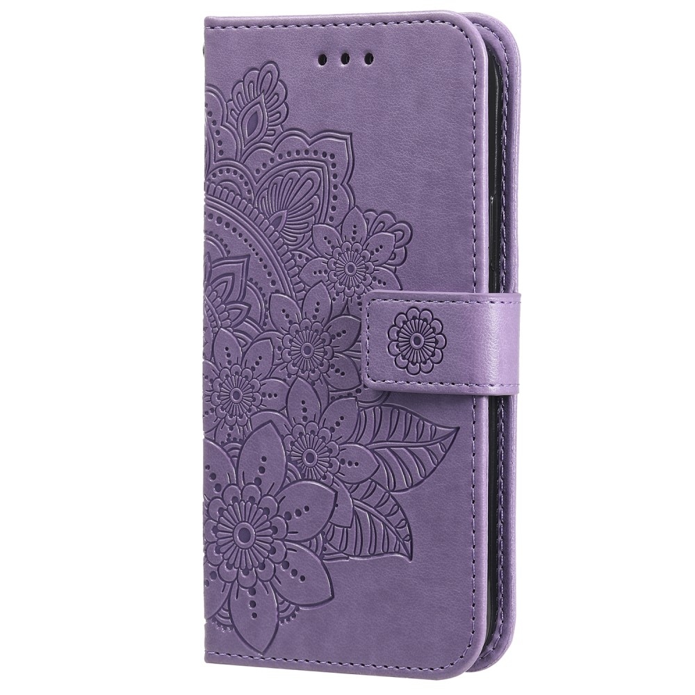 Mandala könyv tok a Xiaomi Redmi Note 13 Pro 5G/Poco X6 5G számára - lila