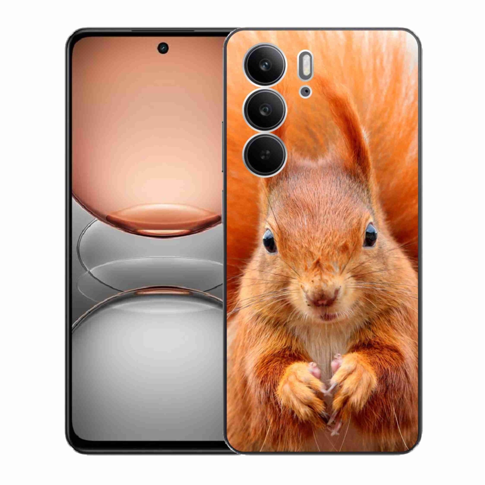Zselés borítás mmCase a Realme C75 készülékhez - mókus