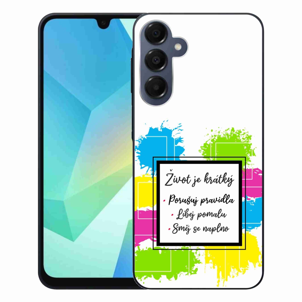 Gél borítás mmCase Samsung Galaxy A16 4G/5G - idézem 5 fehér háttér