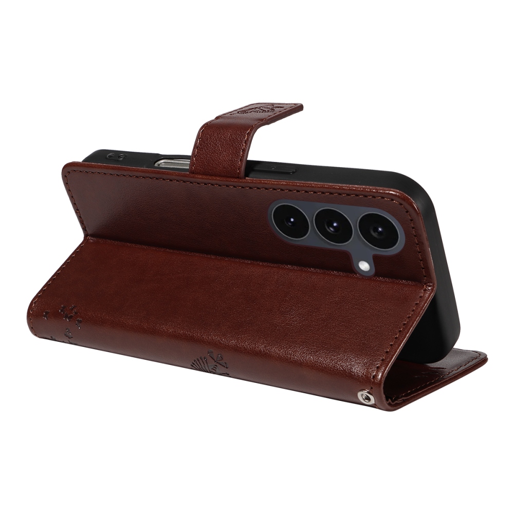 Fák könyve tok Samsung Galaxy S25 FE - barna