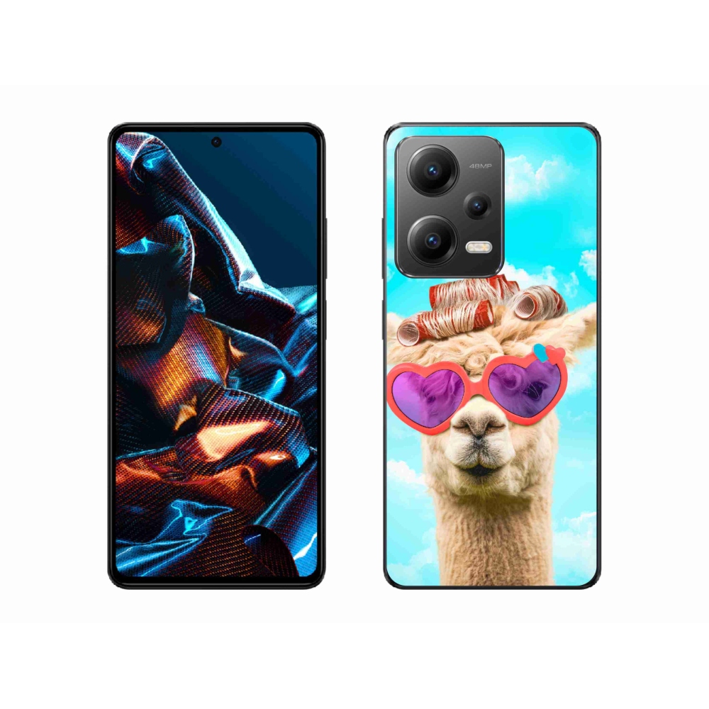 Gél borítás mmCase a Xiaomi Redmi Note 12 Pro 5G-hez - szemüveges láma