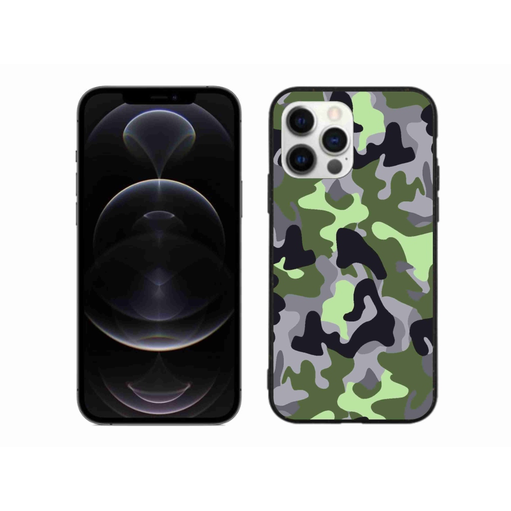 Zselés borítás mmCase iPhone 12 Pro Max készülékhez - álcázott minta 7