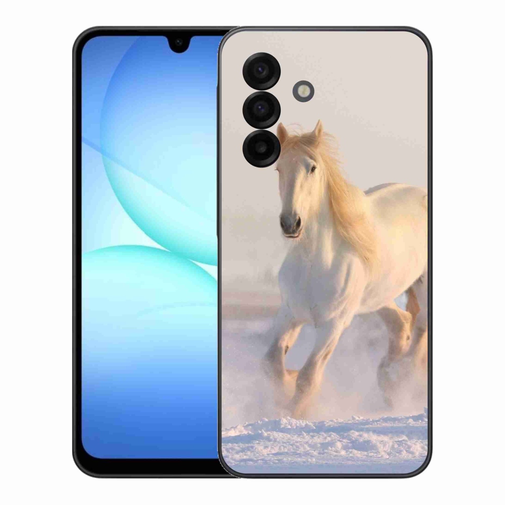 Zselés borítás mmCase Samsung Galaxy A17 4G/5G - ló a hóban