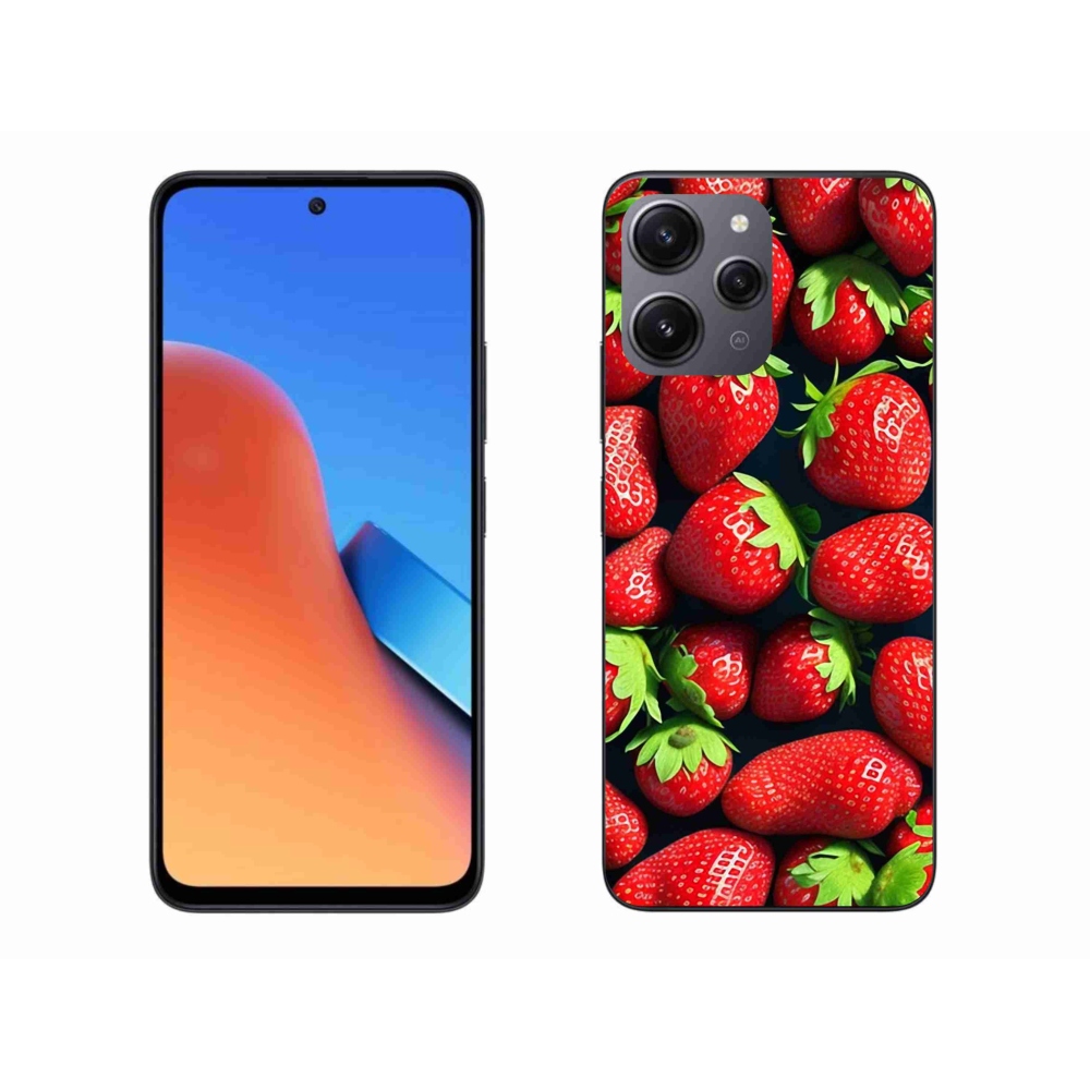 Gél borítás mmCase a Xiaomi Redmi 12-hez - eper