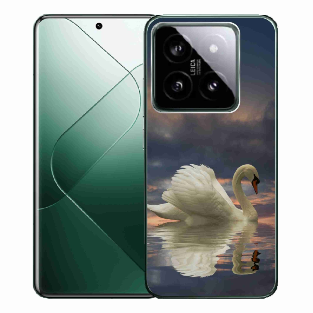 Gél borítás mmCase a Xiaomi 14 Pro-hoz - hattyú