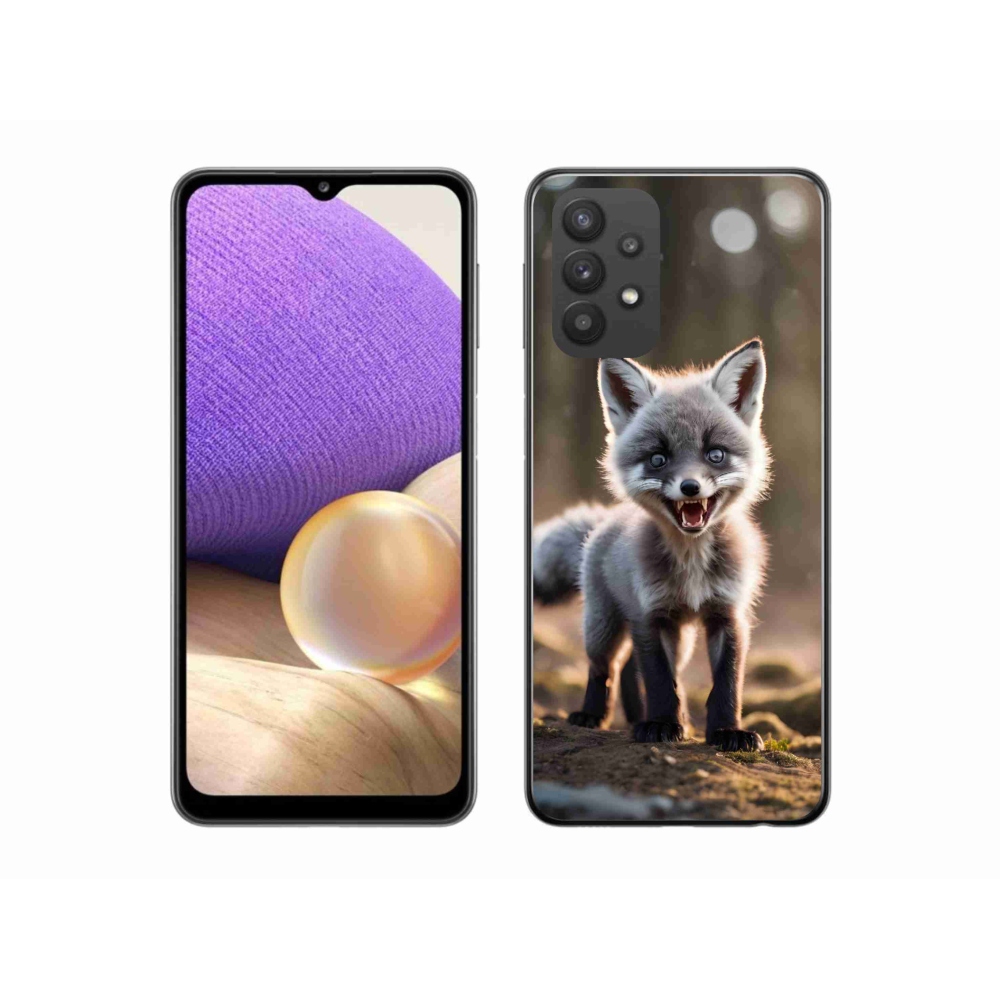 Zselés borítás mmCase Samsung Galaxy A32 5G - angry fox - Samsung Galaxy A32 5G - angry fox