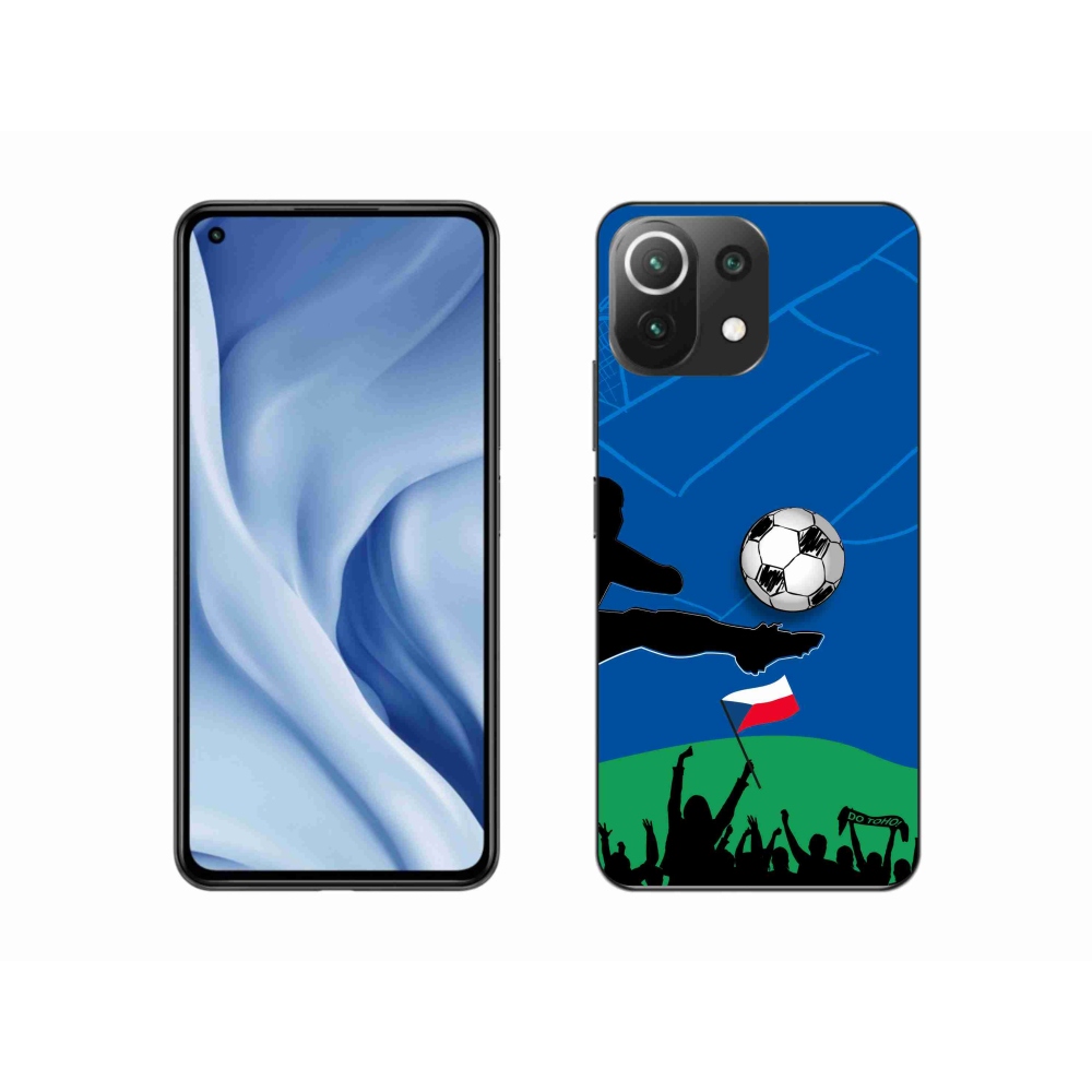 Gél borítás mmCase a Xiaomi Mi 11 Lite 4G/5G-hez - futballszurkolóknak