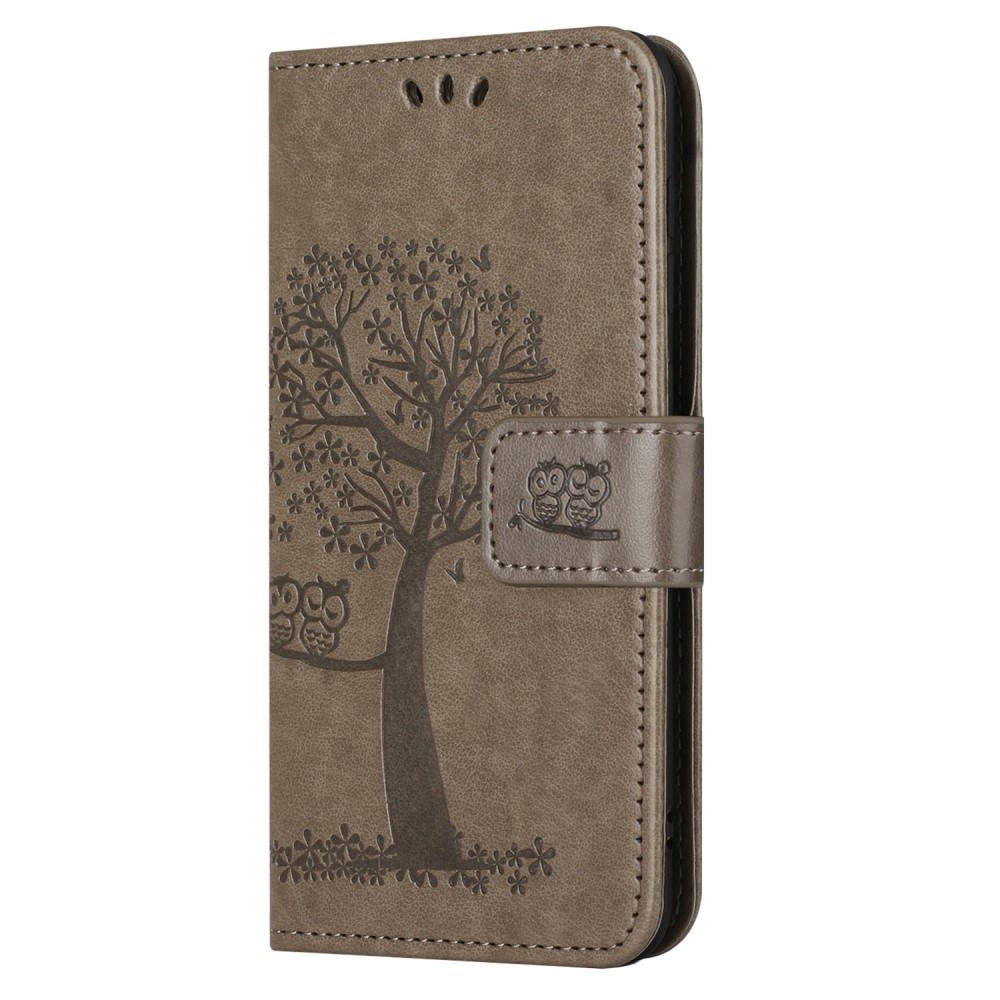 Fa könyvtáska a Honor 200 Lite 5G-hez - szürke