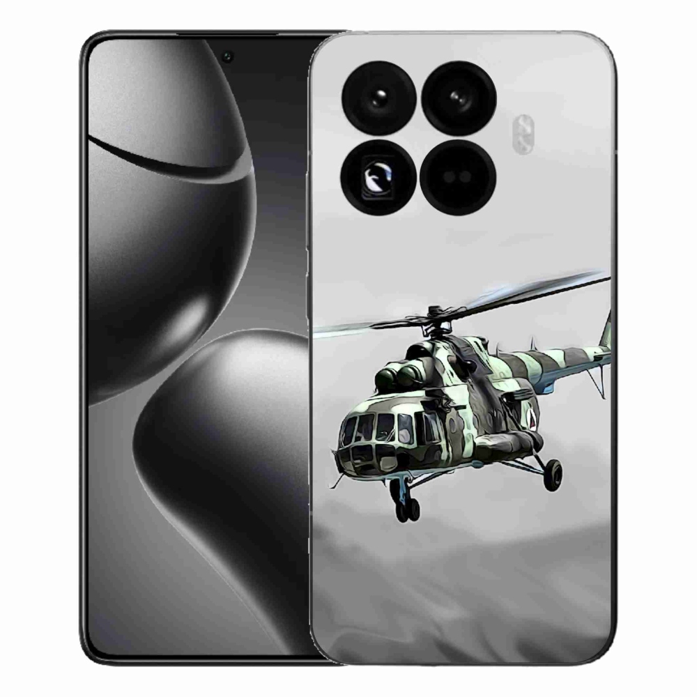 Gél borítás mmCase a Xiaomi 15T Pro számára - katonai helikopter