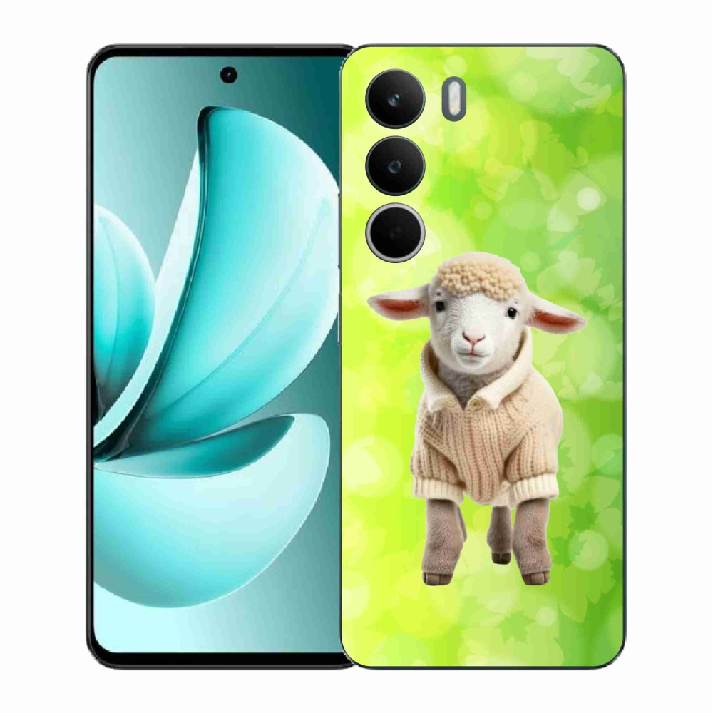 Gél borítás mmCase a Realme C71 készülékhez - bárány pulóverben