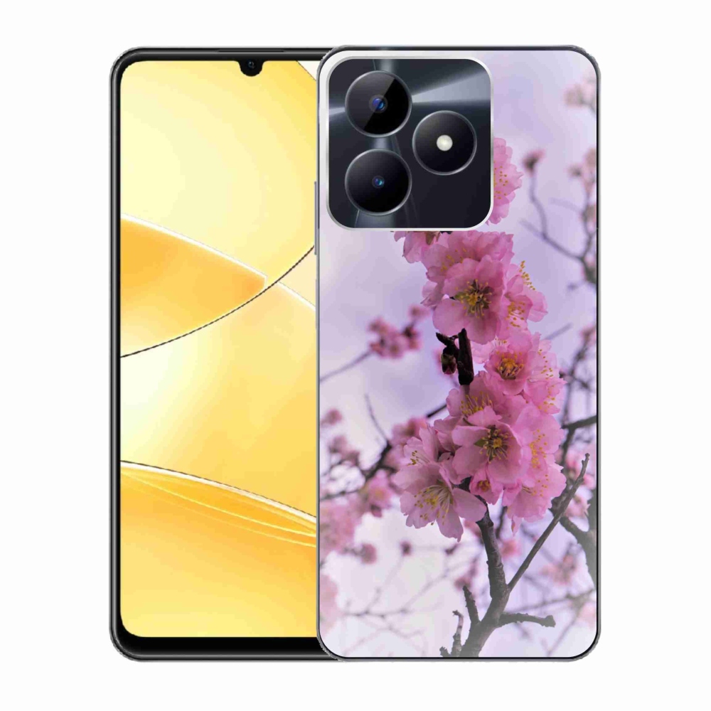 Zselés borító mmCase a Realme C51/C53 készülékhez - Virágok 7