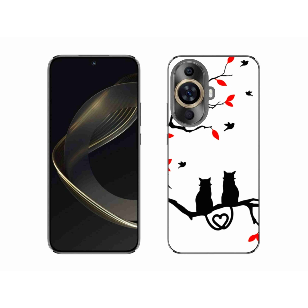 Gél borító mmCase a Huawei Nova 11-hez - macskaszerelem