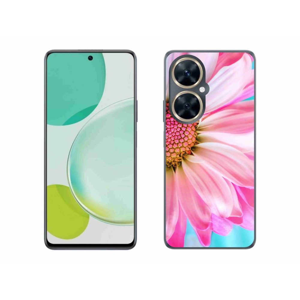 Gél borítás mmCase a Huawei Nova 11i készülékhez - rózsaszín virág