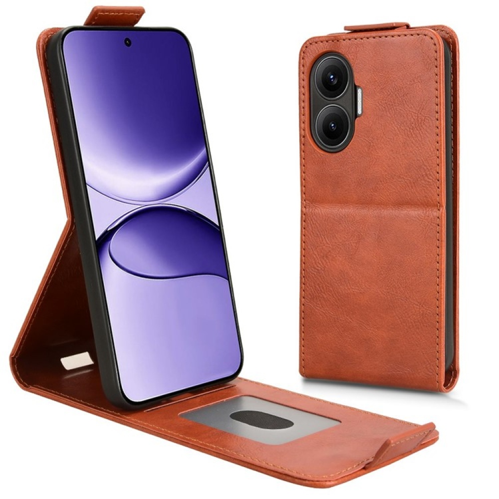 Vert flip tok a Xiaomi Poco F7 5G készülékhez - narancssárga