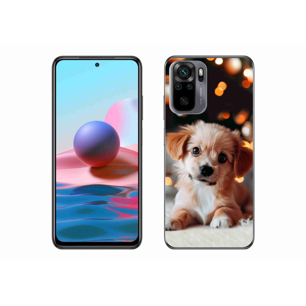 Gél borítás mmCase a Xiaomi Redmi Note 10S-hez - kölyökkutyakölyök
