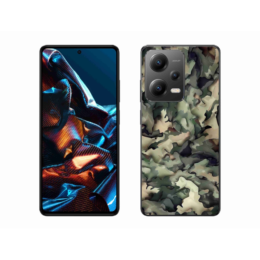 Gél borítás mmCase a Xiaomi Redmi Note 12 Pro 5G-hez - álcázó minta 9