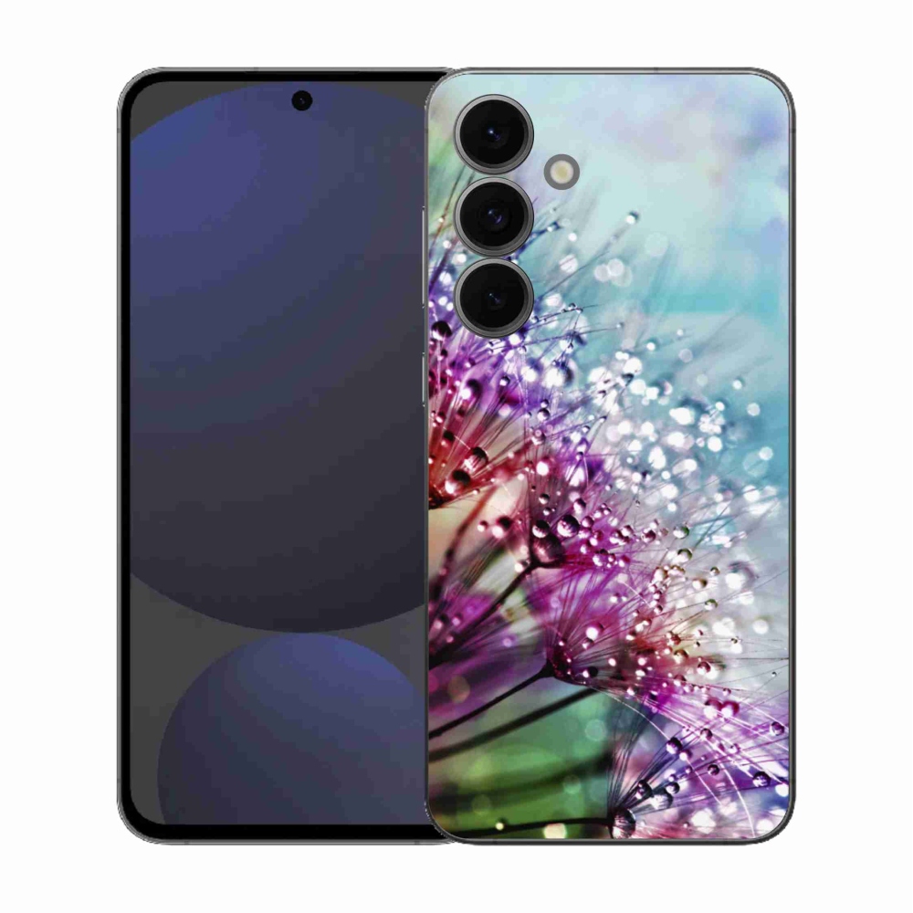 Zselés borítás mmCase Samsung Galaxy S25 FE - színes virágok