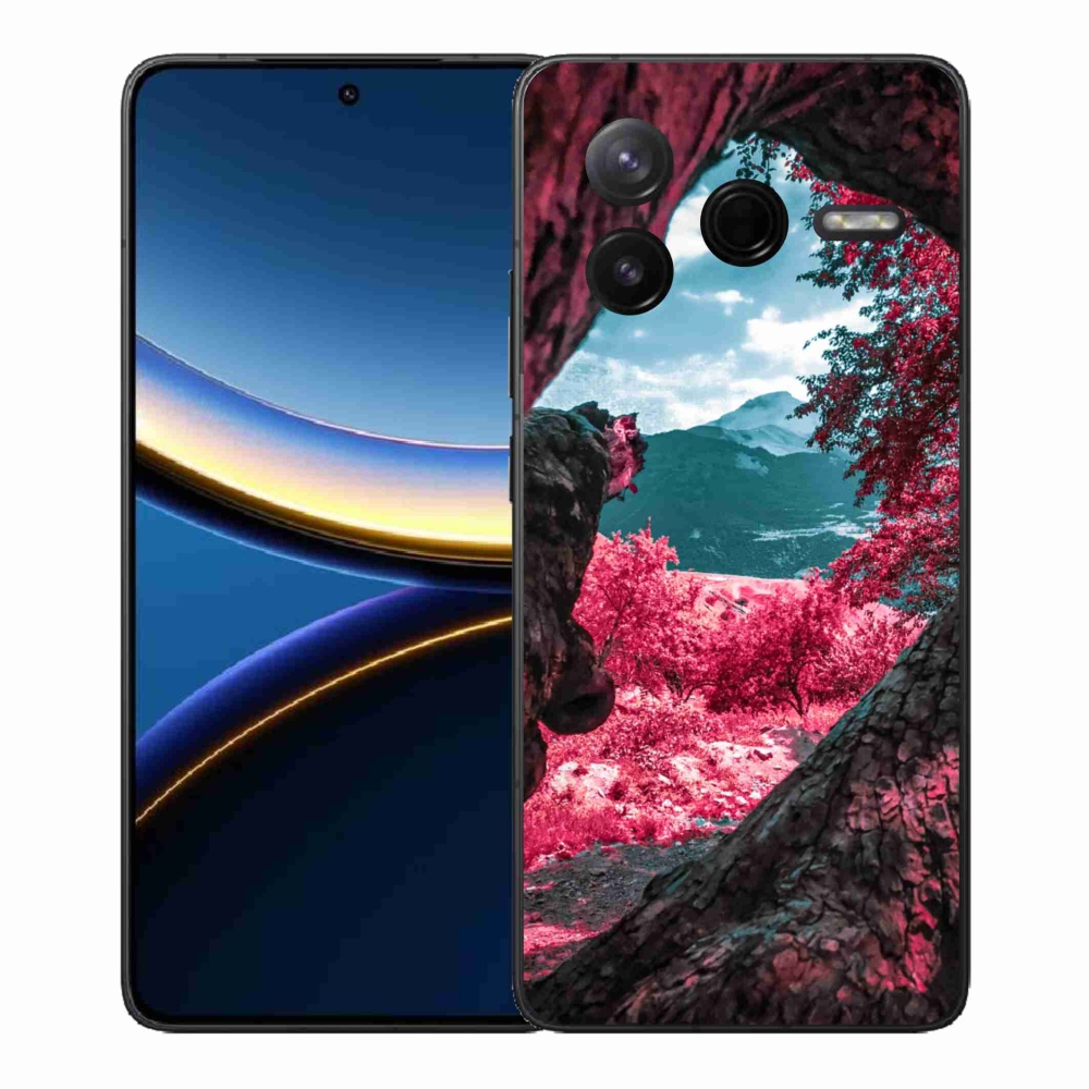 Gél borítás mmCase a Xiaomi Poco F7 Pro számára - hegyi kilátás