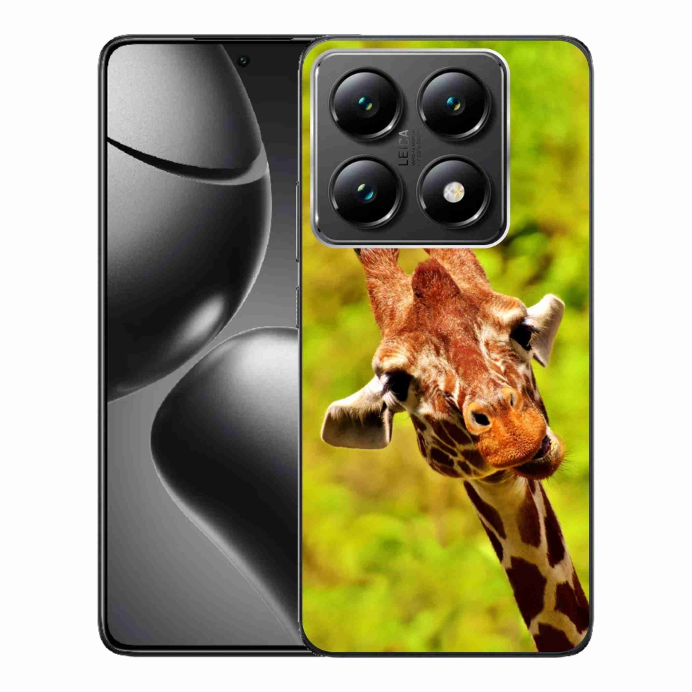 Gél borítás mmCase a Xiaomi 14T Pro számára - zsiráf