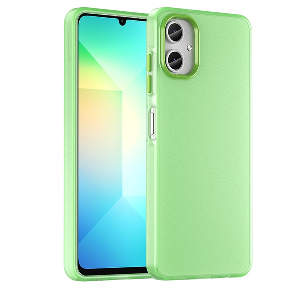 Candys matt zselés tok Samsung Galaxy A06 4G - zöld színben