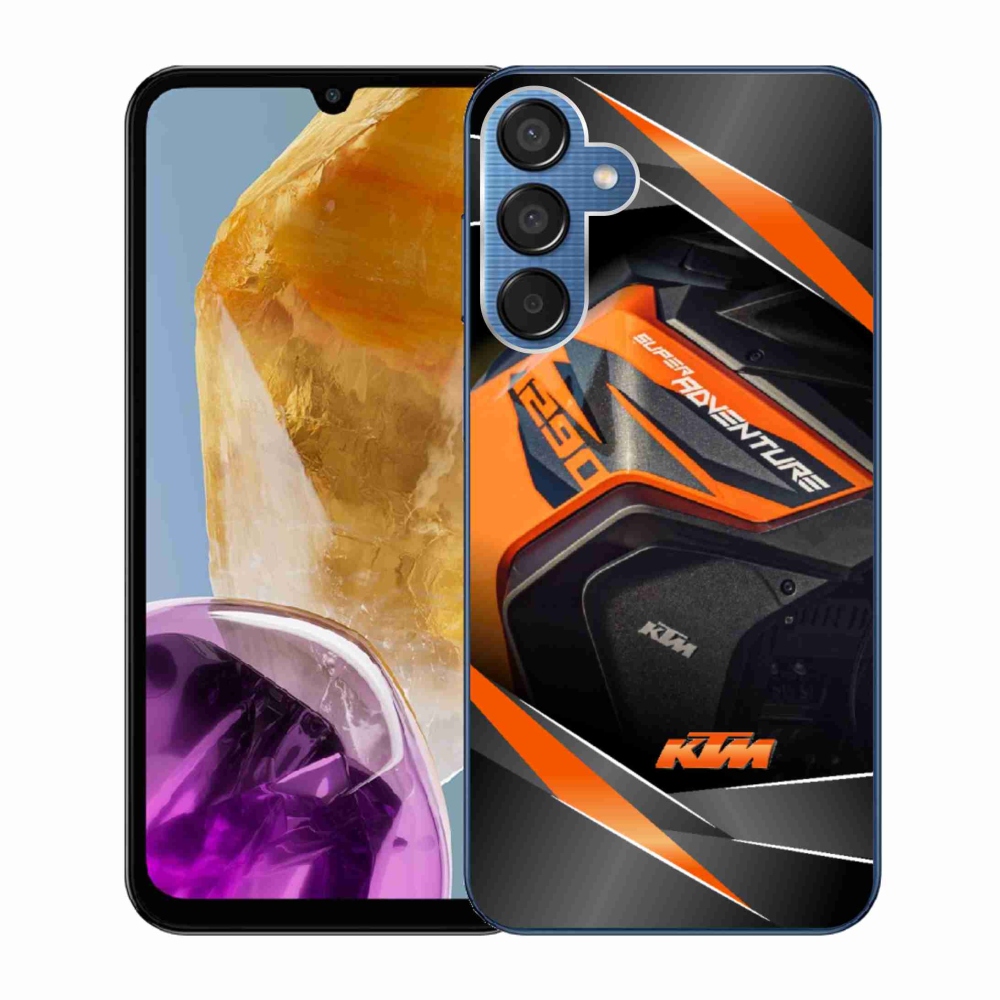 Zselés borítás mmCase Samsung Galaxy M15 5G - motoros ktm