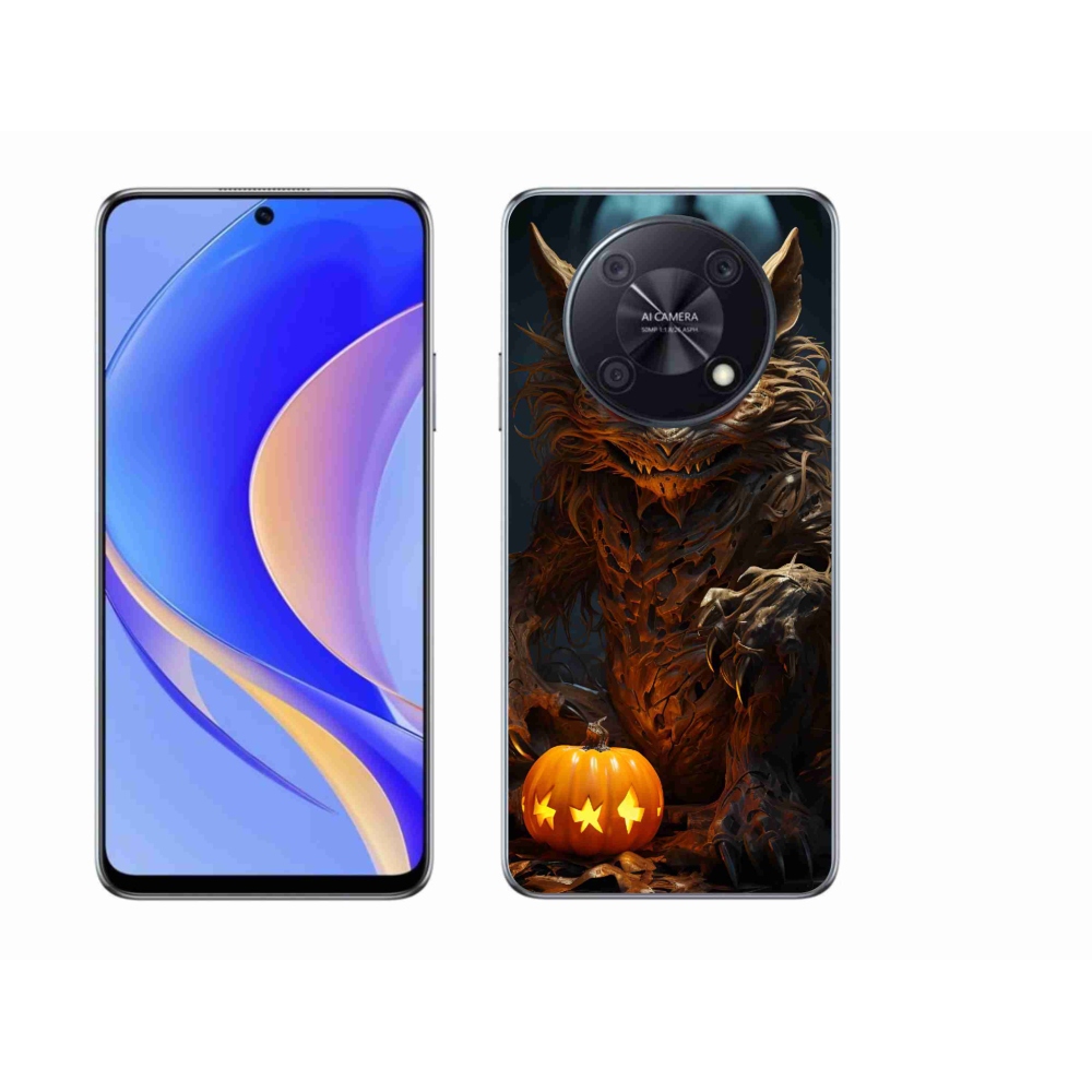 Gél borító mmCase a Huawei Nova Y90 készülékhez - Halloween szörnyeteg