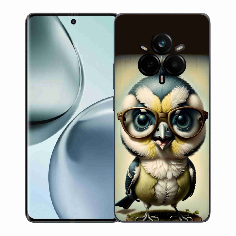 Zselés borítás mmCase a Realme 14 Pro 5G-hez - kölyök szemüveggel