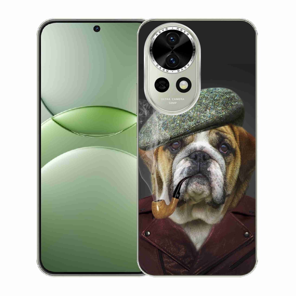 Gél borítás mmCase a Huawei Nova 13 5G számára - kutya csővel