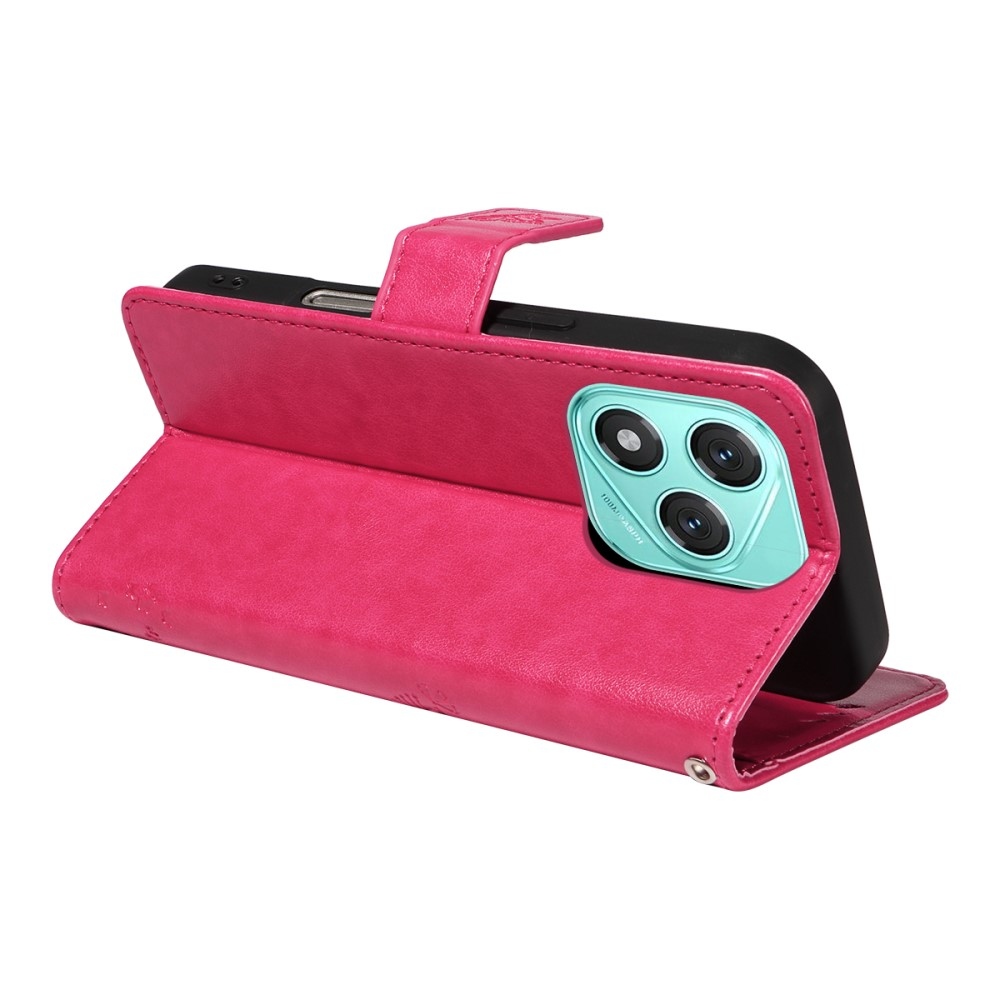 Fák könyvtáska a Honor 400 Lite-hoz - rózsaszínű