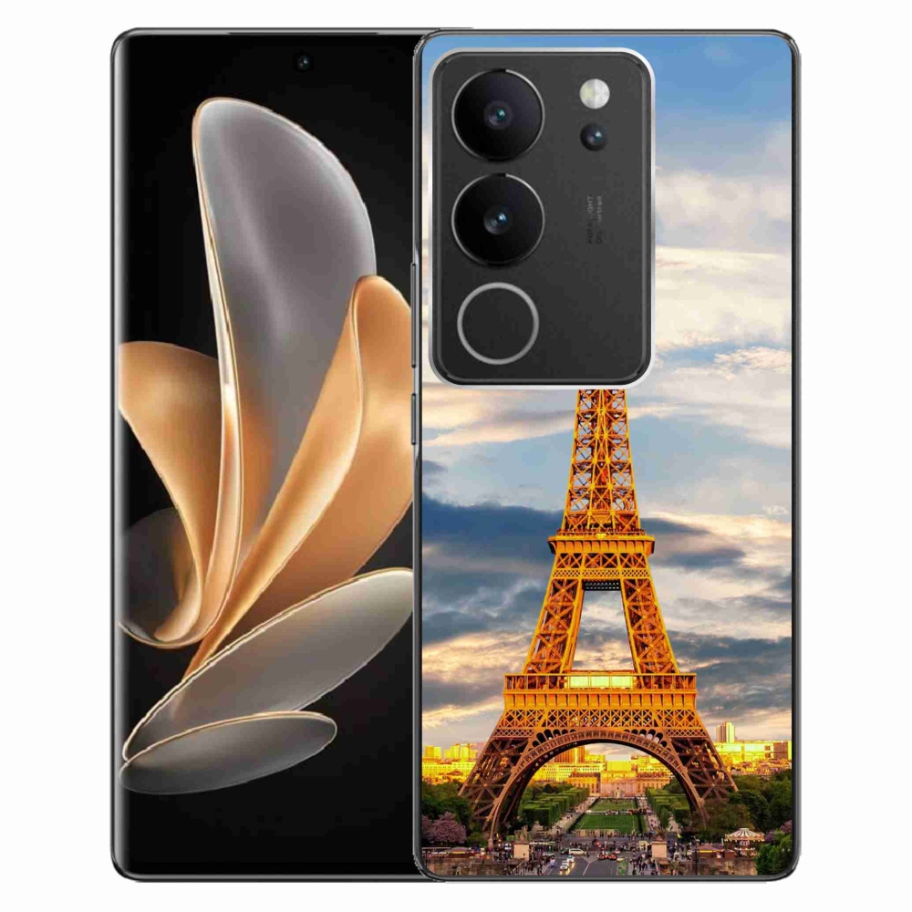 Gél borító mmCase a Vivo V29 5G-n - eiffel torony 3