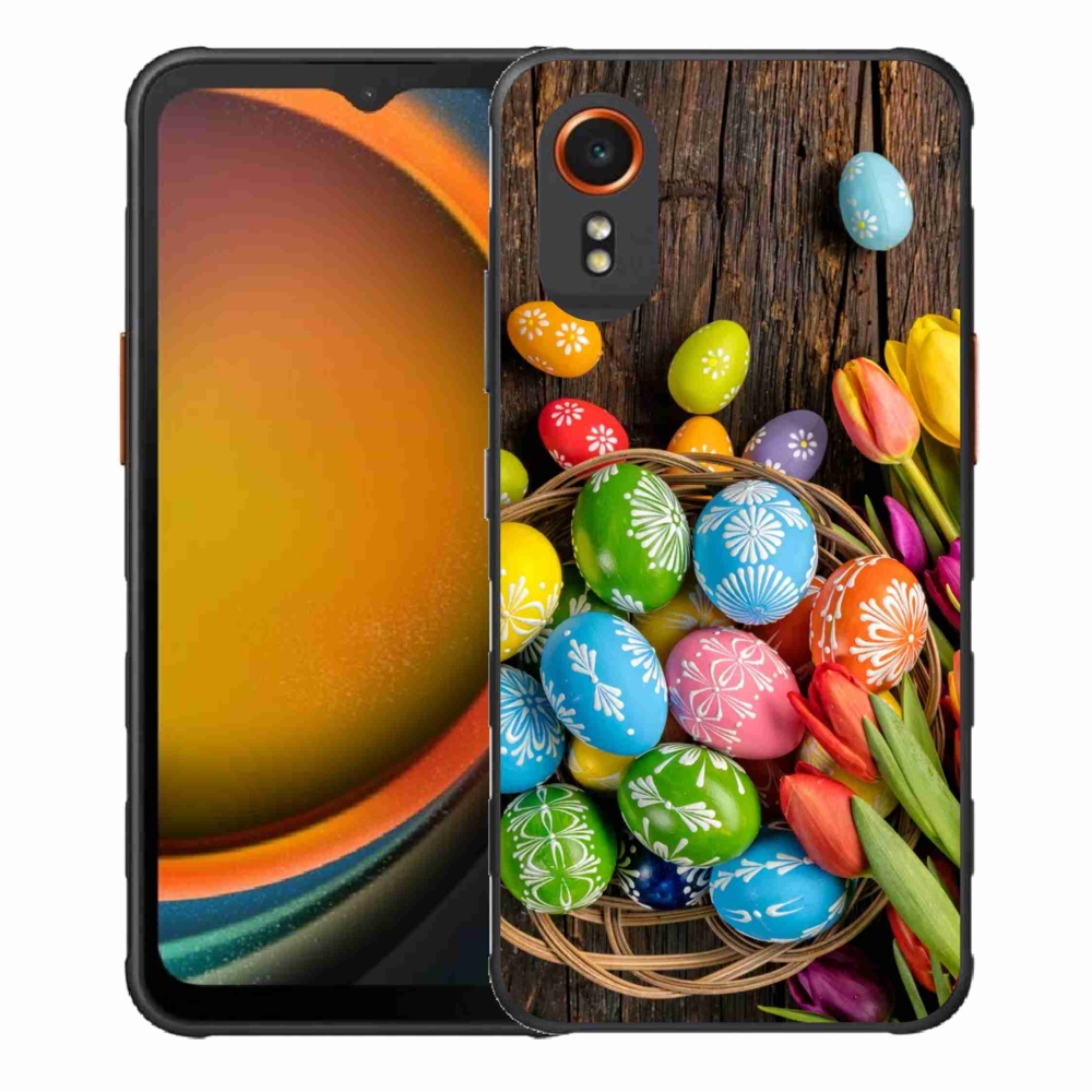 Gél borítás mmCase Samsung Galaxy Xcover 7 készülékhez - Húsvéti tojás