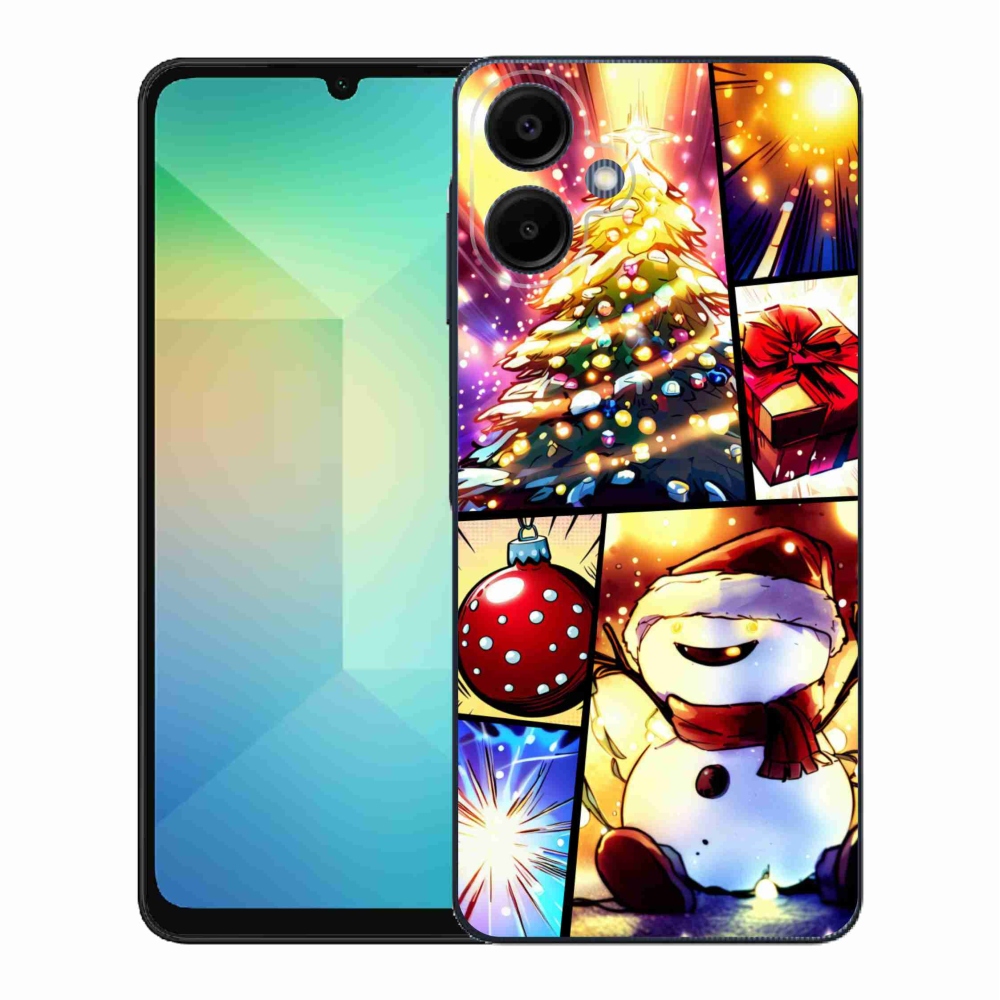 Gél borító mmCase Samsung Galaxy A06 4G - Karácsonyi motívumok 1