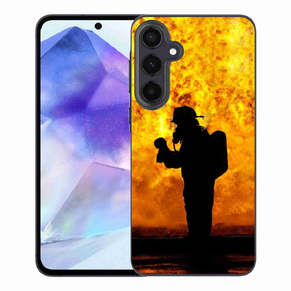 Gél borítás mmCase Samsung Galaxy A55 5G - tűzoltó számára