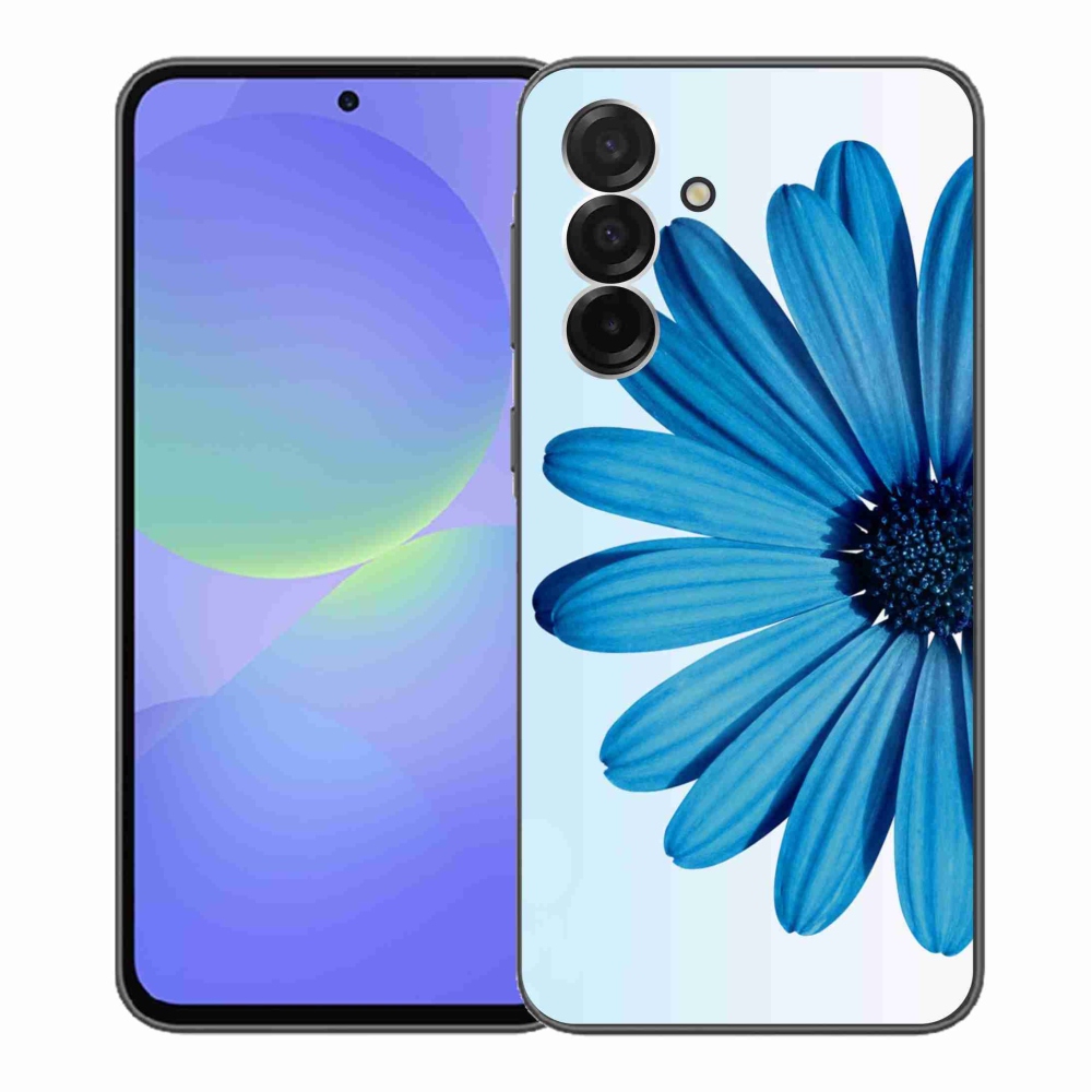 Gél védőhuzat mmCase Samsung Galaxy A36 5G - kék margaréta