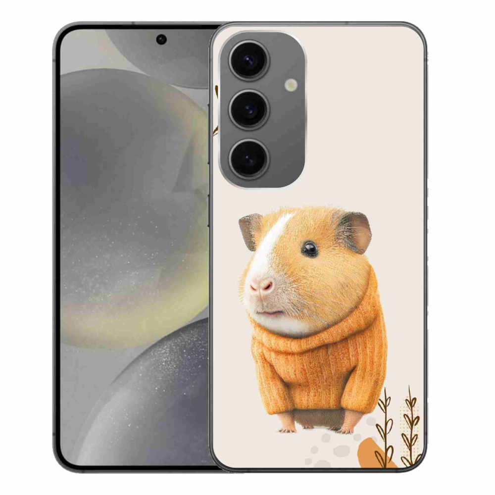 Gél borítás mmCase Samsung Galaxy S24+ készülékhez - tengerimalac pulóverben